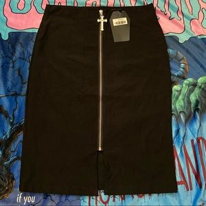 Killstar Don’t Cross Me Pencil Skirt